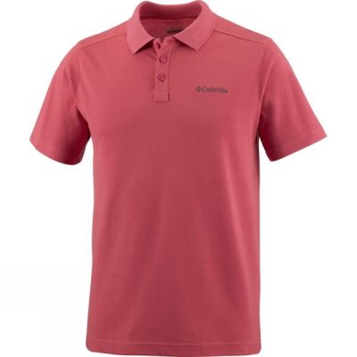 Camisa Columbia Elm Creek Polo Hombre Rojas - Chile IZE206153
